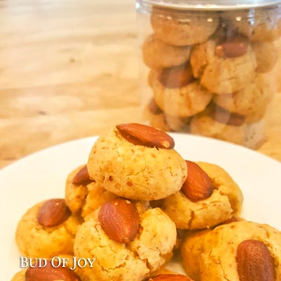 Organic Chinese New Year Almond Cookies (Vegan)