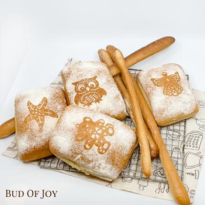 Organic Italian Panini Sandwich Bread and Breadsticks (Vegan)