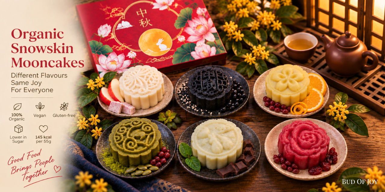 Organic Gluten-Free Snowskin Mooncakes
