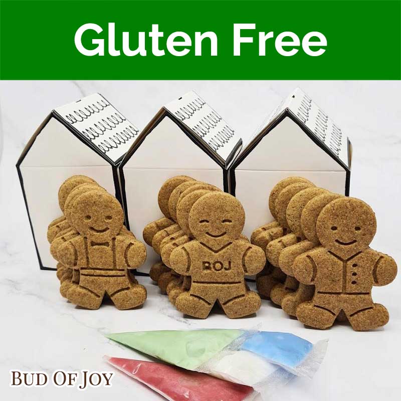 Organic Gluten-Free, Vegan Gingerbread Cookies Decor Bundle (3 boxes of 5pc)