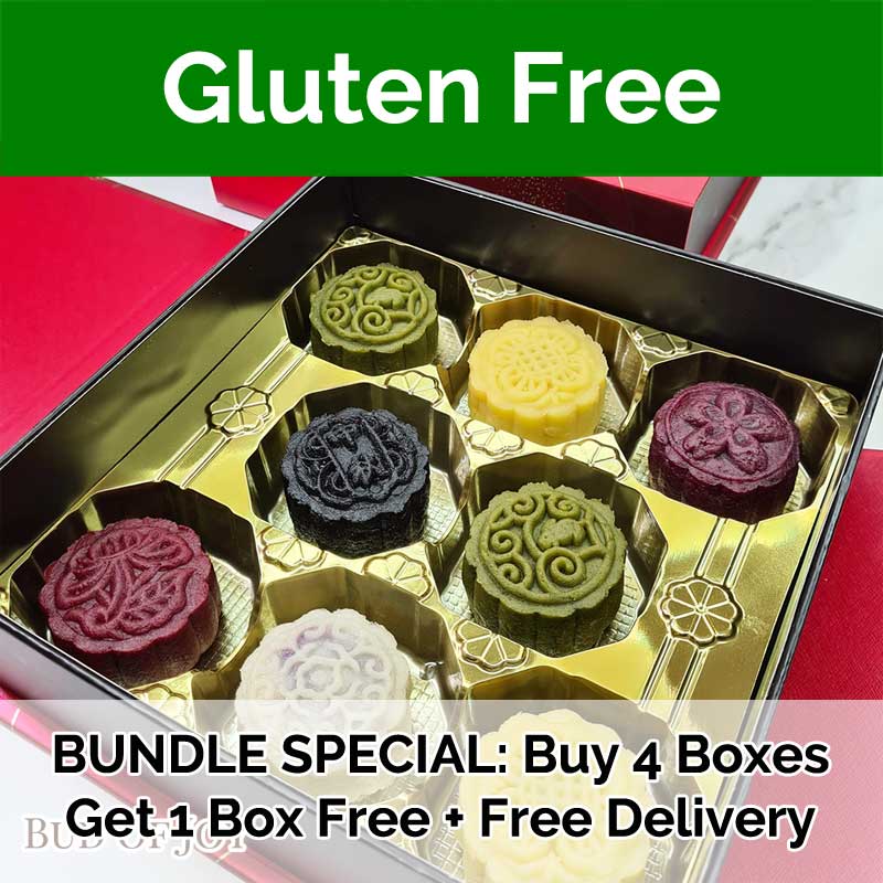 Bundle Special (Buy 4 Get 1 Free): Organic Snowskin Superfood Mooncakes
