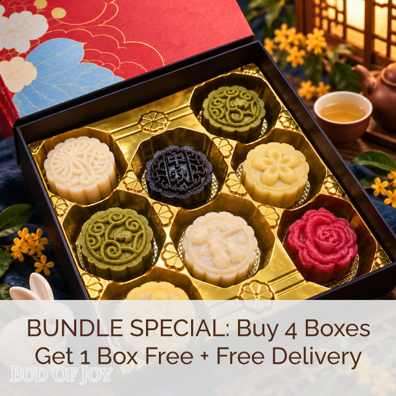 Bundle Special (Buy 4 Get 1 Free): Organic Snowskin Superfood Mooncakes Bundle Special (Buy 4 Get 1 Free): Organic Snowskin Superfood Mooncakes