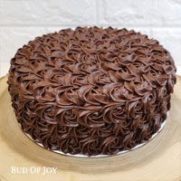 Organic Chocolate Rose Cake