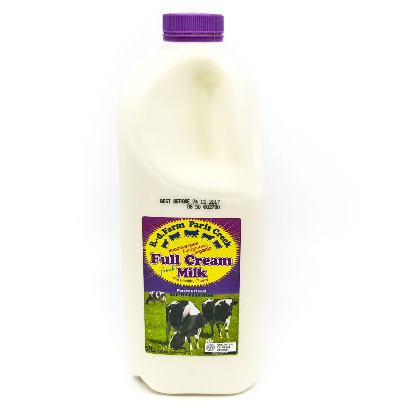 Organic Paris Creek Milk 2L (advance order) | Bud Of Joy