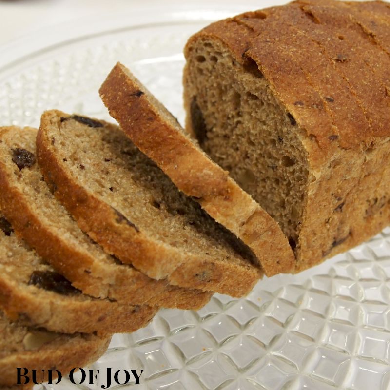 Organic 100% Wholemeal Spelt Bread (Walnut Raisin)