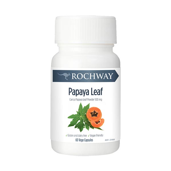 Rochway Papaya Leaf Extract (60 capsules)